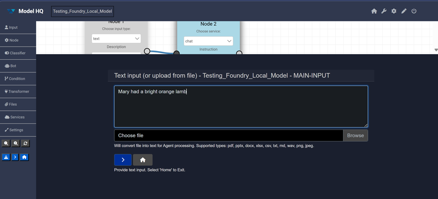 Visual Builder canvas