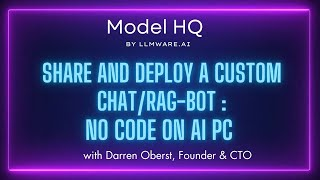 Share & Deploy Custom AI Chatbots - (Part 2 of 2)